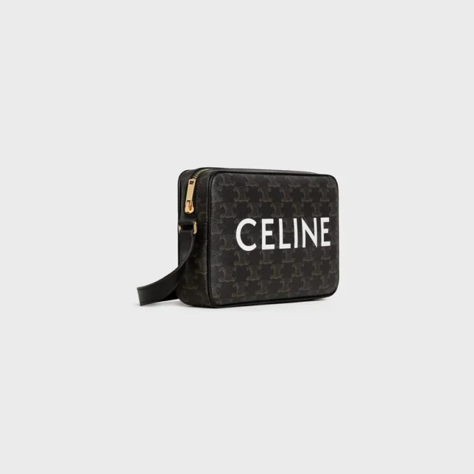 Średniej wielkości torba typu messenger z Triomphe Canvas z nadrukiem CELINE Średniej wielkości torba typu messenger z Triomphe Canvas z nadrukiem CELINE