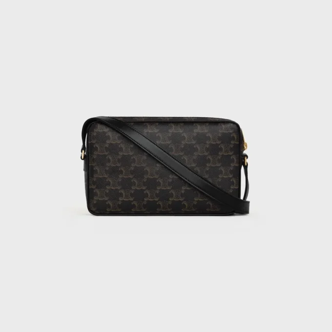Średniej wielkości torba typu messenger z Triomphe Canvas z nadrukiem CELINE Średniej wielkości torba typu messenger z Triomphe Canvas z nadrukiem CELINE
