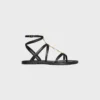 Sandały CELINE Lympia Strappy Jewel ze skóry cielęcej Sandały CELINE Lympia Strappy Jewel ze skóry cielęcej