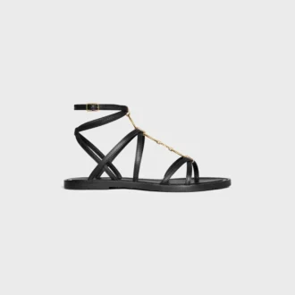 Sandały CELINE Lympia Strappy Jewel  ze skóry cielęcej