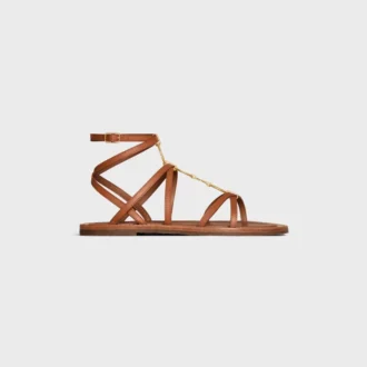 Sandały CELINE Lympia Strappy Jewel  ze skóry cielęcej