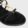 Sandały CELINE Lympia Strappy Jewel ze skóry cielęcej Sandały CELINE Lympia Strappy Jewel ze skóry cielęcej