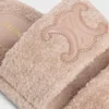Sandały CELINE Triomphe z tkaniny gąbkowej Sandały CELINE Triomphe z tkaniny gąbkowej