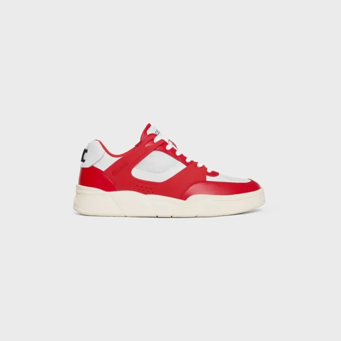 Sneaker Trainer Ct-09 ze skóry cielęcej i siateczki Sneaker Trainer Ct-09 ze skóry cielęcej i siateczki