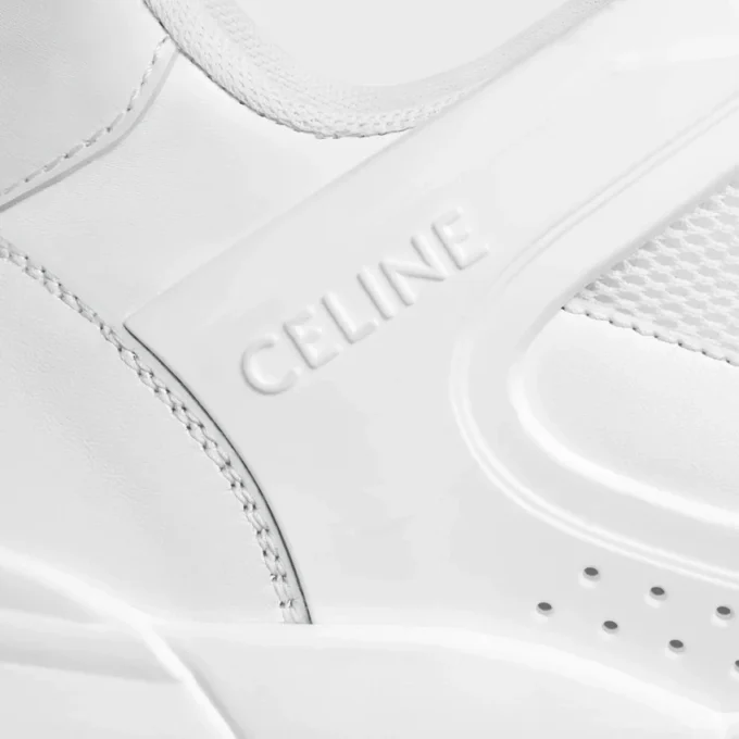 Sneaker Trainer Ct-09 ze skóry cielęcej i siateczki Sneaker Trainer Ct-09 ze skóry cielęcej i siateczki