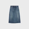 Spódnica midi z ciemnego denimu w stylu Union Wash Spódnica midi z ciemnego denimu w stylu Union Wash