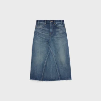 Spódnica midi z ciemnego denimu w stylu Union Wash