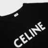 Sweter oversize CELINE z prążkowanej wełny Sweter oversize CELINE z prążkowanej wełny
