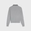 Sweter polo z delikatnego kaszmiru i jedwabiu