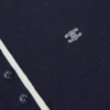 Sweter polo z delikatnego kaszmiru i jedwabiu Sweter polo z delikatnego kaszmiru i jedwabiu