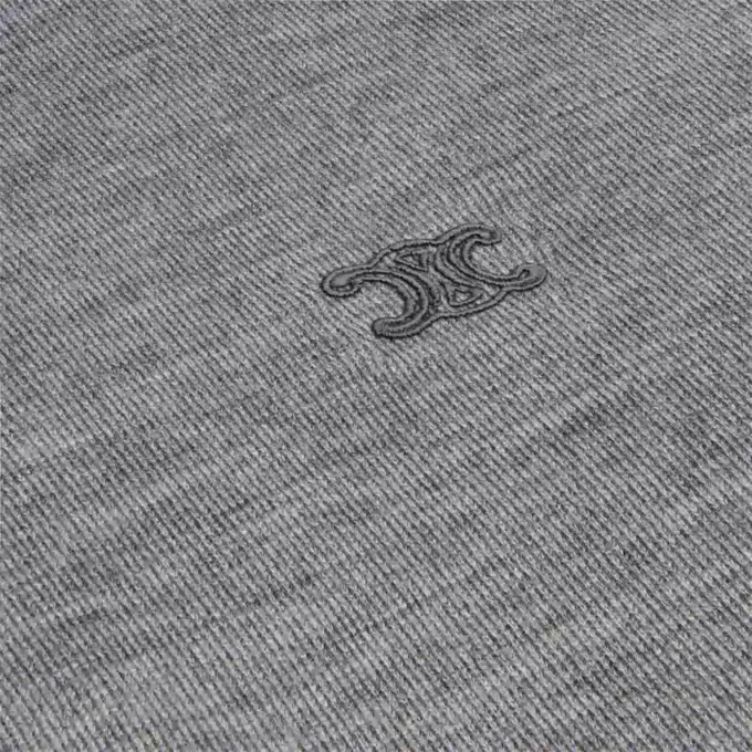 Sweter polo z delikatnego kaszmiru i jedwabiu