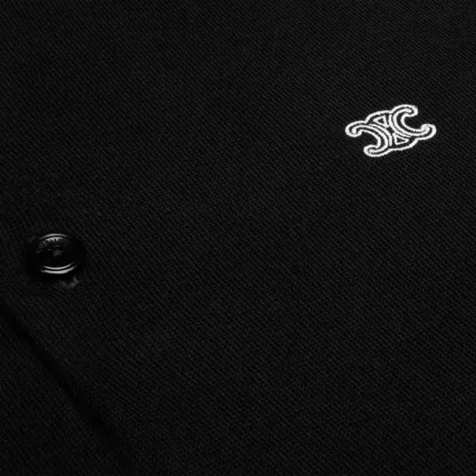 Sweter polo z delikatnej bawełny Sweter polo z delikatnej bawełny