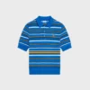 Sweter polo z krótkim rękawem z delikatnej bawełny Sweter polo z krótkim rękawem z delikatnej bawełny