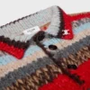 Sweter polo z mieszanki alpaki Mouline i wełny Sweter polo z mieszanki alpaki Mouline i wełny