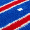 Sweter polo z szczotkowanej bawełny w paski