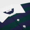 Sweter polo z wełny w paski Sweter polo z wełny w paski