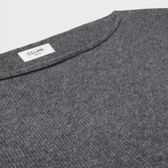 Sweter z dekoltem w łódkę z wełny i kaszmiru Sweter z dekoltem w łódkę z wełny i kaszmiru