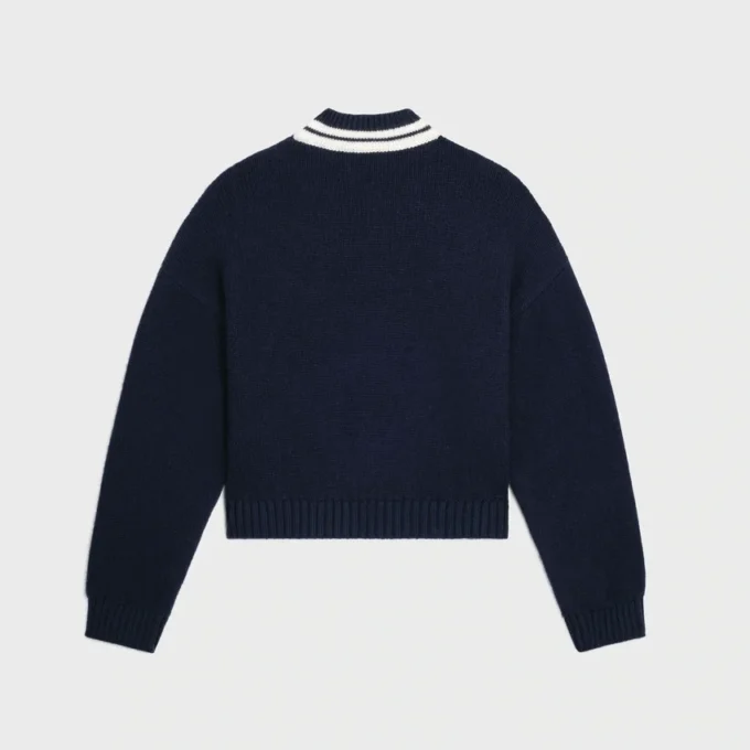 Sweter z dekoltem w serek z kaszmiru Sweter z dekoltem w serek z kaszmiru