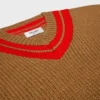 Sweter z dekoltem w serek z kaszmiru Sweter z dekoltem w serek z kaszmiru