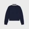 Sweter z dekoltem w serek z kaszmiru Sweter z dekoltem w serek z kaszmiru