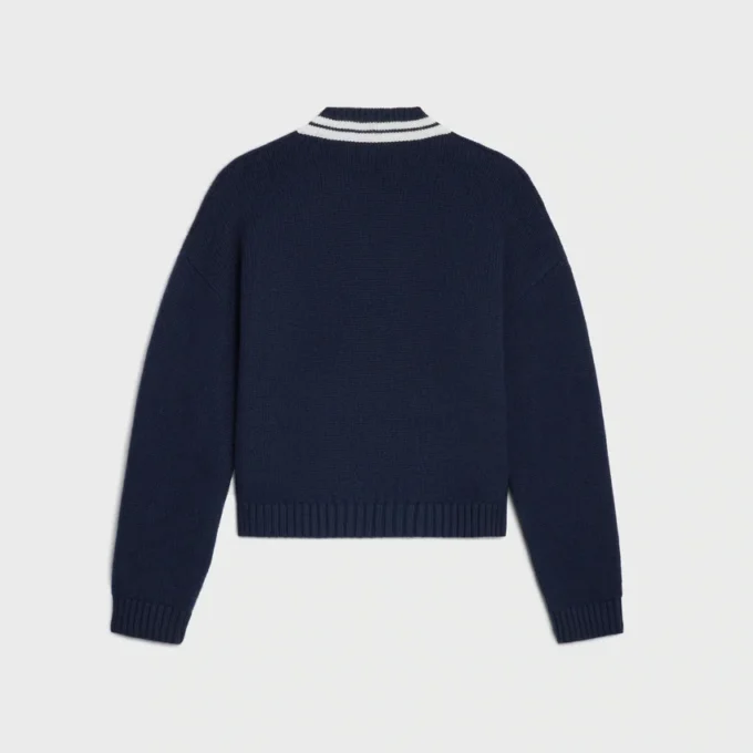 Sweter z dekoltem w serek z kaszmiru Sweter z dekoltem w serek z kaszmiru