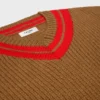 Sweter z dekoltem w serek z kaszmiru Sweter z dekoltem w serek z kaszmiru