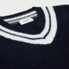 Sweter z dekoltem w serek z kaszmiru Sweter z dekoltem w serek z kaszmiru