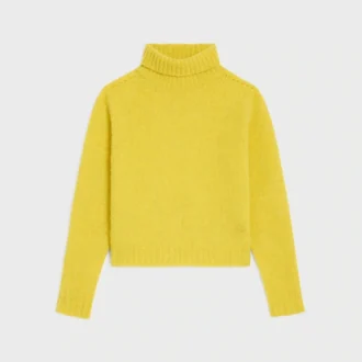 Sweter z golfem z wełny szetlandzkiej Sweter z golfem z wełny szetlandzkiej