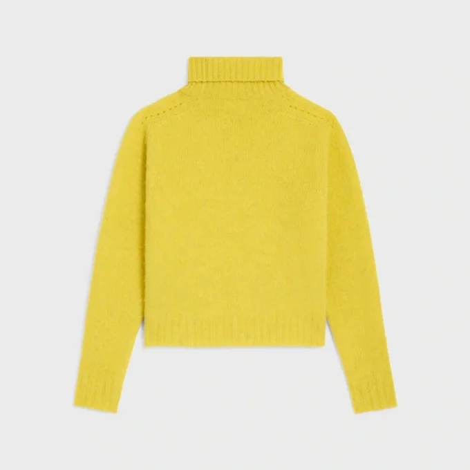 Sweter z golfem z wełny szetlandzkiej Sweter z golfem z wełny szetlandzkiej
