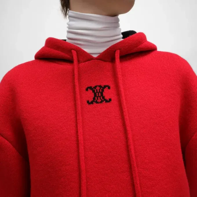 Sweter z kapturem z kaszmiru Sweter z kapturem z kaszmiru