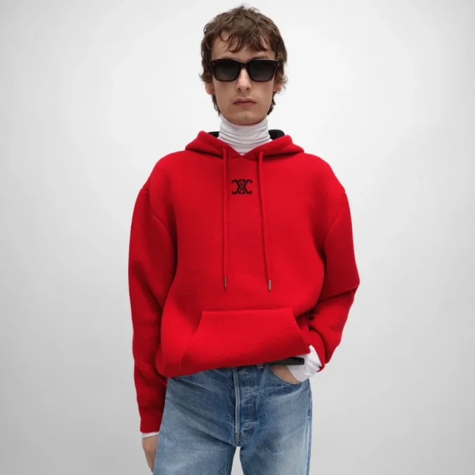 Sweter z kapturem z kaszmiru Sweter z kapturem z kaszmiru