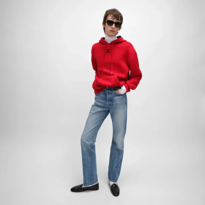 Sweter z kapturem z kaszmiru Sweter z kapturem z kaszmiru