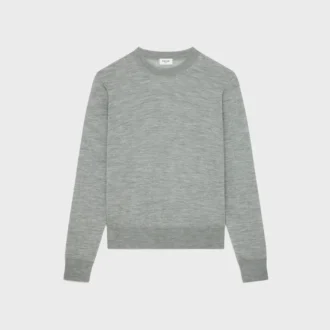 Sweter z okrągłym dekoltem Triomphe z delikatnej wełny