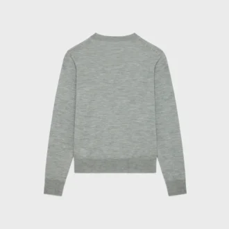 Sweter z okrągłym dekoltem Triomphe z delikatnej wełny