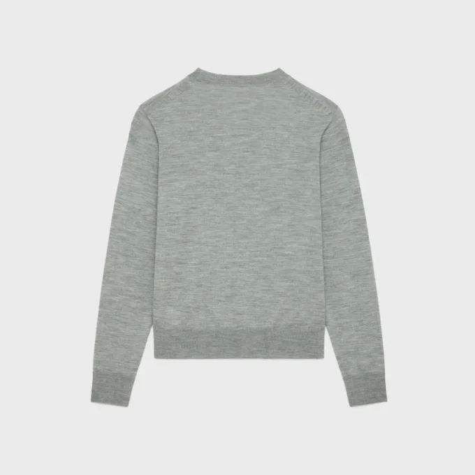 Sweter z okrągłym dekoltem Triomphe z delikatnej wełny
