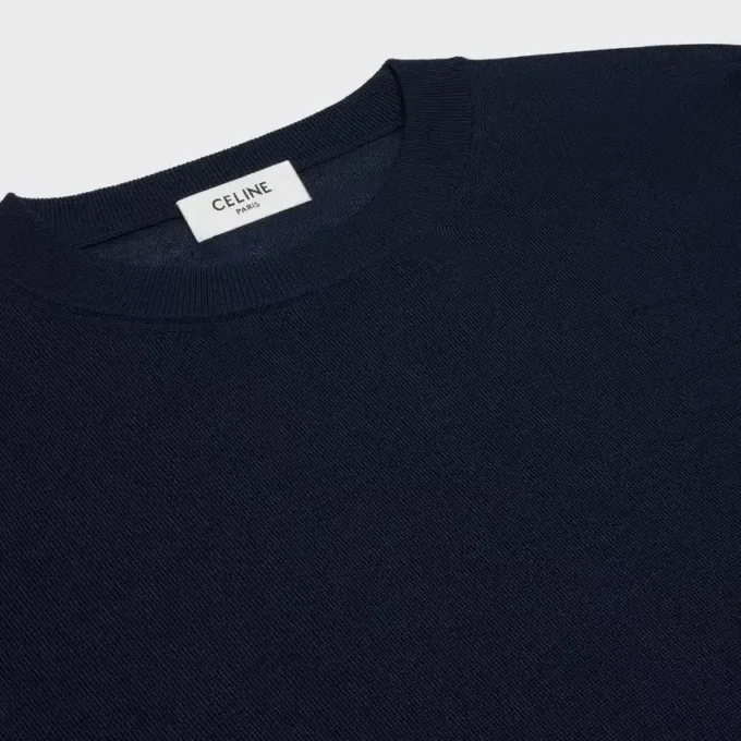 Sweter z okrągłym dekoltem Triomphe z delikatnej wełny