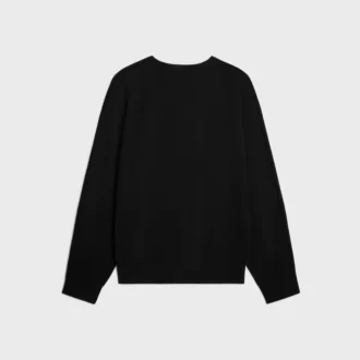 Sweter z okrągłym dekoltem z bawełny