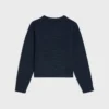 Sweter z okrągłym dekoltem z bezszwowego kaszmiru Sweter z okrągłym dekoltem z bezszwowego kaszmiru