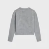 Sweter z okrągłym dekoltem z bezszwowego kaszmiru Sweter z okrągłym dekoltem z bezszwowego kaszmiru