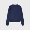 Sweter z okrągłym dekoltem z cienkiego kaszmiru Sweter z okrągłym dekoltem z cienkiego kaszmiru