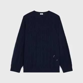 Sweter z okrągłym dekoltem z kaszmiru