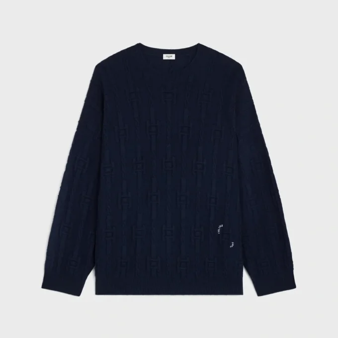 Sweter z okrągłym dekoltem z kaszmiru Sweter z okrągłym dekoltem z kaszmiru