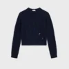 Sweter z okrągłym dekoltem z kaszmiru Sweter z okrągłym dekoltem z kaszmiru