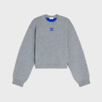 Sweter z okrągłym dekoltem z kaszmiru