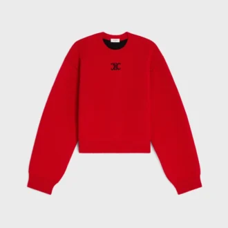 Sweter z okrągłym dekoltem z kaszmiru