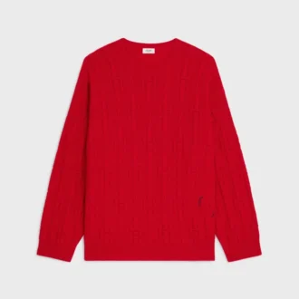 Sweter z okrągłym dekoltem z kaszmiru Sweter z okrągłym dekoltem z kaszmiru