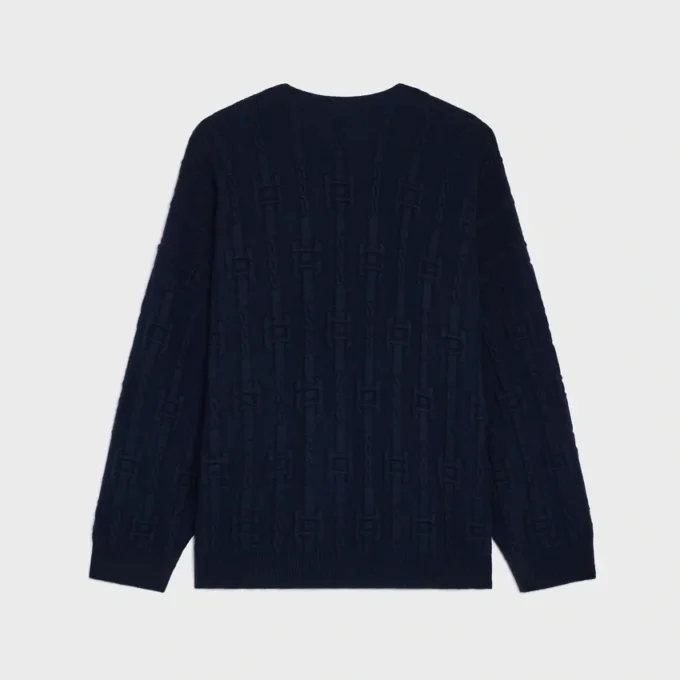 Sweter z okrągłym dekoltem z kaszmiru Sweter z okrągłym dekoltem z kaszmiru