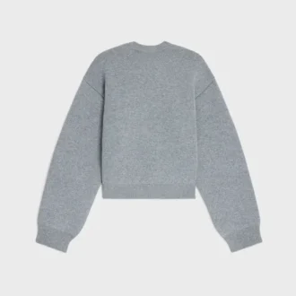 Sweter z okrągłym dekoltem z kaszmiru