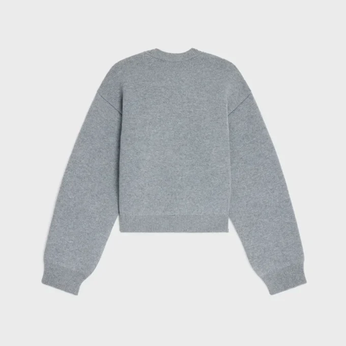 Sweter z okrągłym dekoltem z kaszmiru Sweter z okrągłym dekoltem z kaszmiru