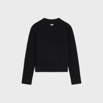 Sweter z okrągłym dekoltem z kaszmiru